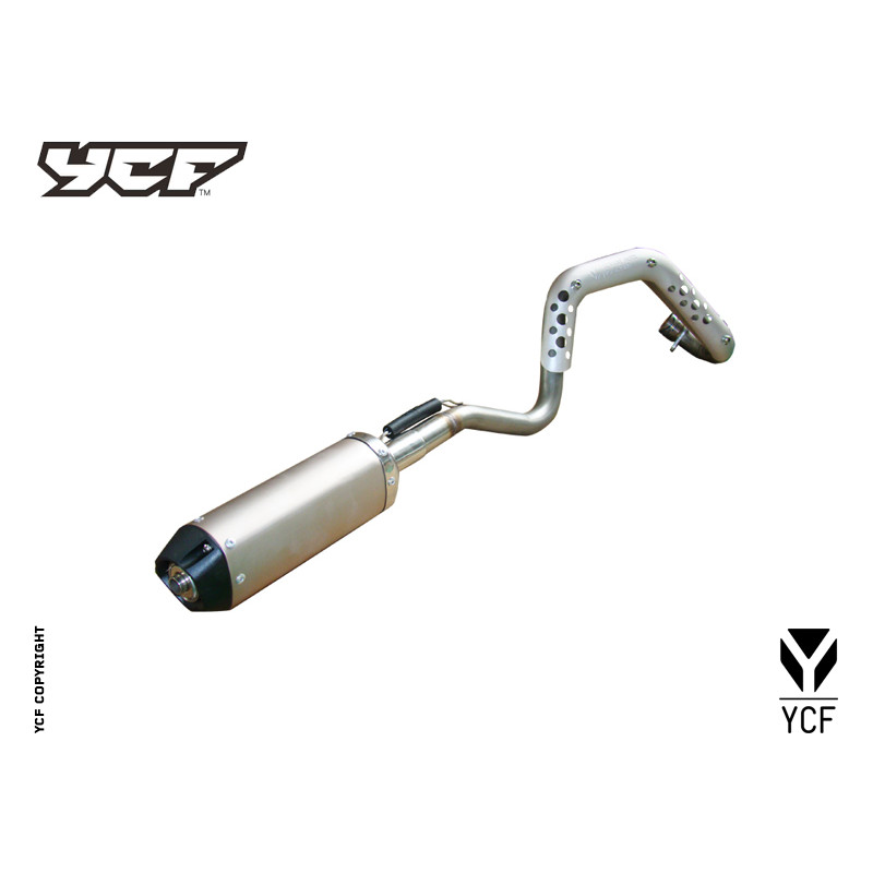 Scarico completo pilot 94db | impianto di scarico per minibike e pi...