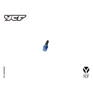 Sfiato serbatoio anodizzato BLU | serbatoio e componenti alimentazione