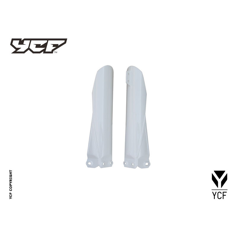 Coppia parasteli forcella L-735mm BIANCO