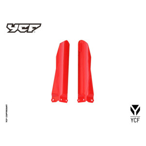 Coppia parasteli forcella L-735mm ROSSO