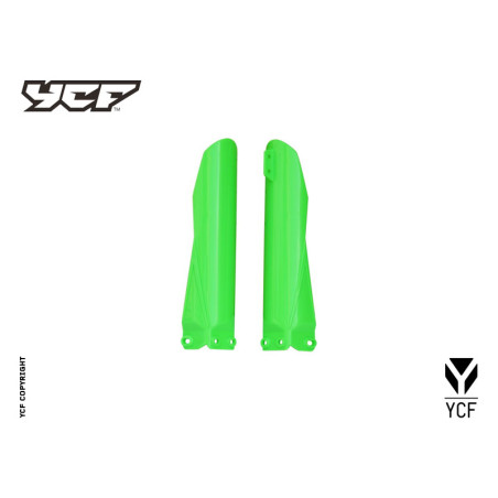 Coppia parasteli forcella L-735mm VERDE