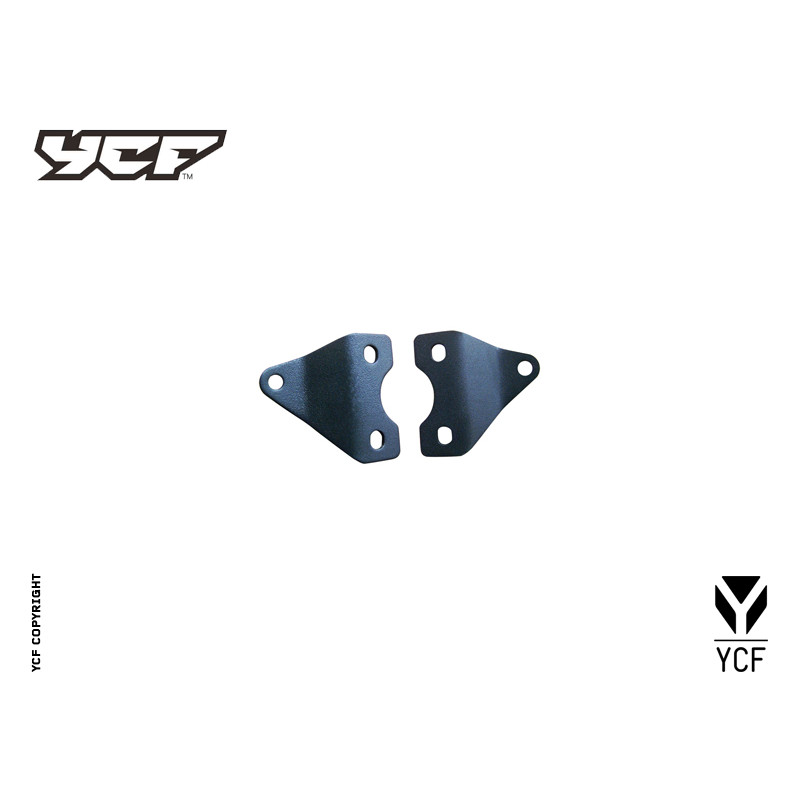 Coppia supporti motore telaio - NERO