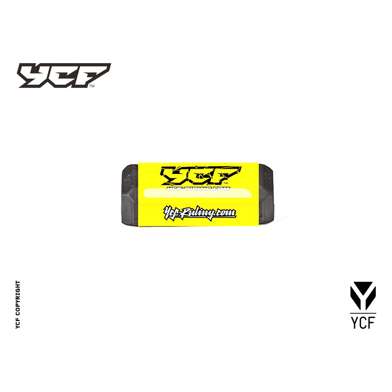 Spugna manubrio senza traversino L-19cm GIALLO | comandi manubrio e...