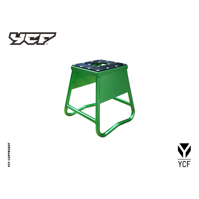 Cavalletto moto in alluminio - GREEN | Accessorio moto