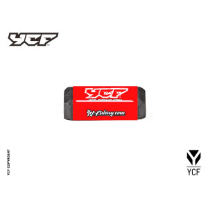 Spugna manubrio senza traversino L-19cm ROSSO | comandi manubrio e...