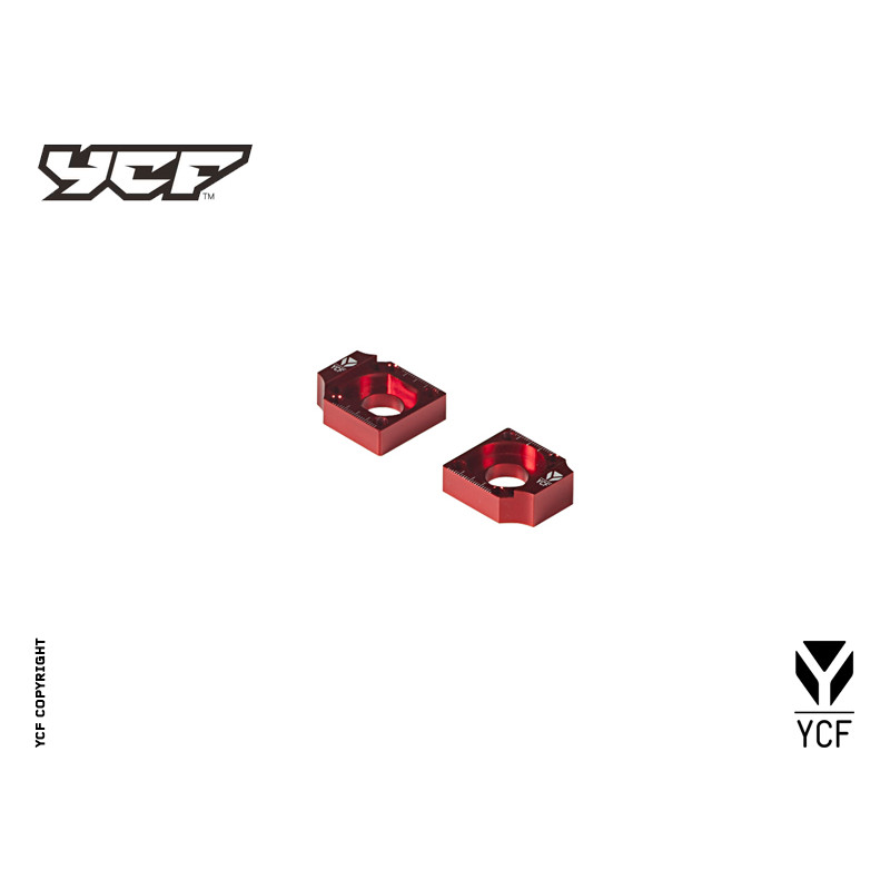 Coppia Tendicatena CNC ROSSO