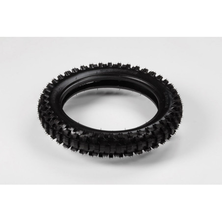 cerchio anteriore 12" in alluminio, mozzo CNC colore nero, compreso di disco freno