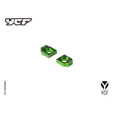 Coppia Tendicatena CNC VERDE