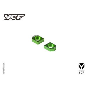 Coppia tendicatena in CNC anodizzato  - VERDE