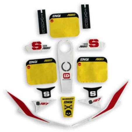 Corona in alluminio CNC 34 denti 420 anodizzata VERDE