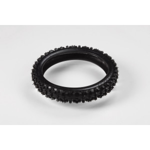 cerchio anteriore 12" in alluminio, mozzo CNC colore SILVER, compreso di disco freno