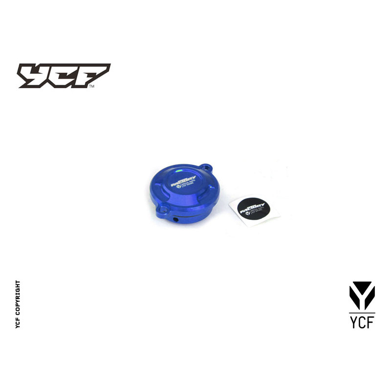 Cover filtro olio per 150 CRF/KLX - BLU