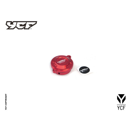 Cover filtro olio per 150 CRF/KLX - ROSSO