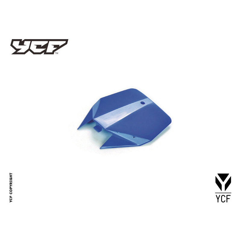 Tabella portanumero anteriore YCF BIGY - BLU | plastiche e accessor...