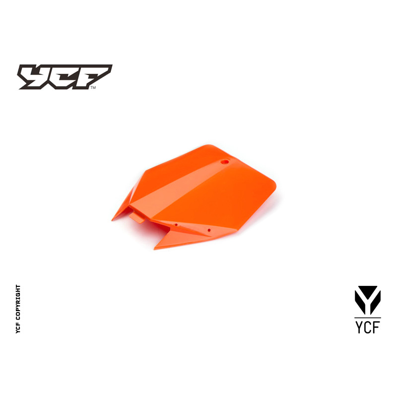 Tabella portanumero anteriore YCF- ARANCIONE | plastiche e accessor...