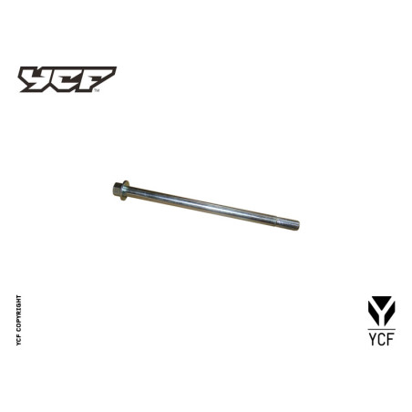 Asse ruota posteriore L 215mm diam 15 forato per modelli SM compreso dado M6