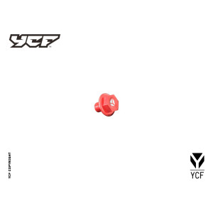 Tappo olio magnetico alluminio CNC - ROSSO | Ricambio motore