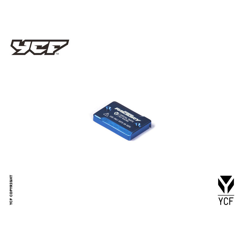 Tappo pompa freno anteriore in alluminio CNC anodizzato - BLU | ric...