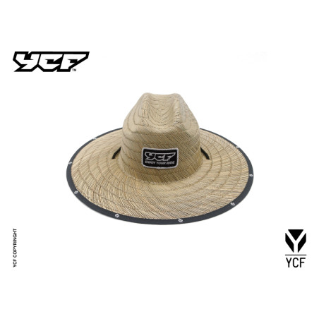 Cappellino YCF di paglia