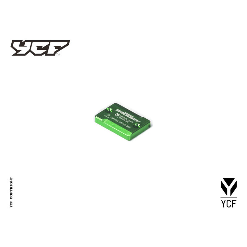 Tappo pompa freno anteriore in alluminio CNC anodizzato - VERDE | r...