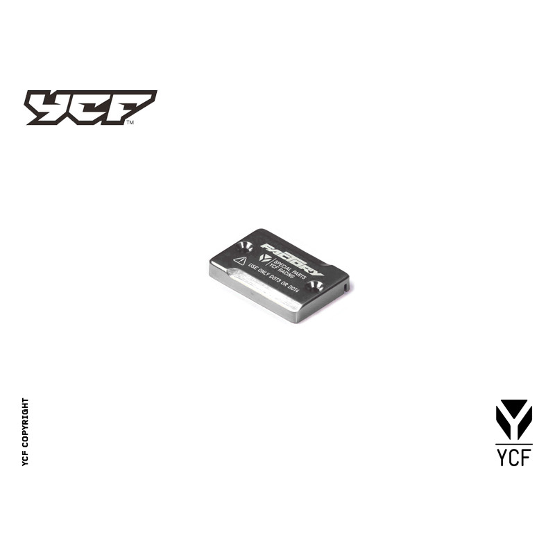 Tappo pompa freno anteriore in alluminio CNC anodizzato SILVER | ri...