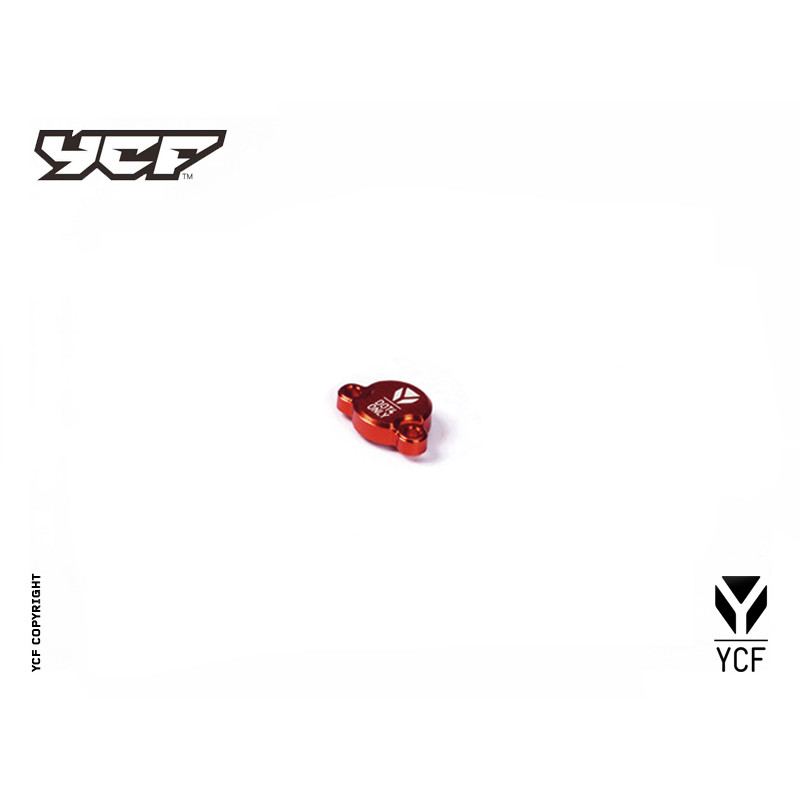 Tappo pompa freno posteriore in alluminio CNC- ARANCIONEPer Pilot,...