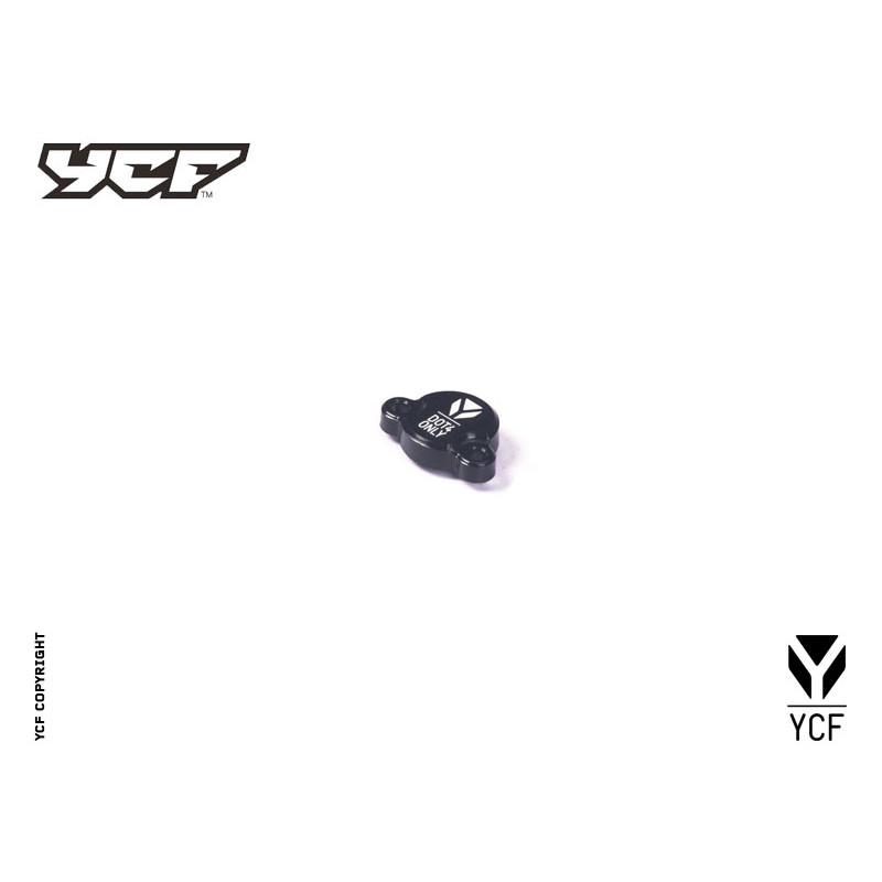 Tappo pompa freno posteriore in alluminio CNC- NERO | ricambio fren...