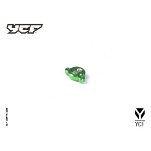 Tappo pompa freno posteriore in alluminio CNC- VERDE | ricambio fre...