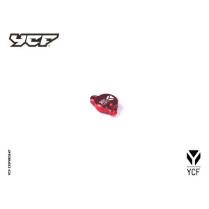 Tappo pompa freno posteriore in alluminio CNC-ROSSO | ricambio fren...