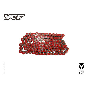 Catena rinforzata passo 420, 110 maglie - ROSSO