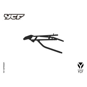 Telaietto reggisella PILOT F125 acciaio NERO | ricambio telaio per...