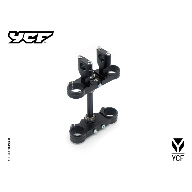 Tripla piastra completa 48/48, interasse 160mm riser regolabili NER...