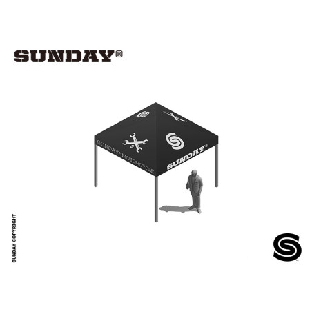 Gazebo SUNDAY 3x3 NERO 2018