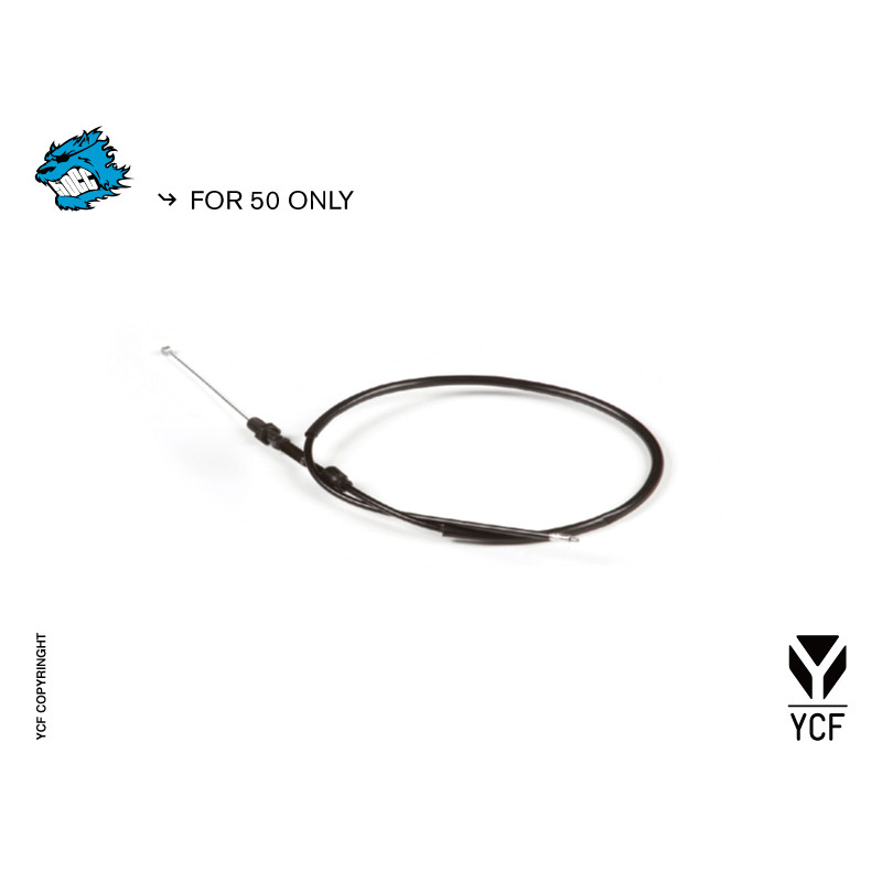 Cavo gas 580mm a+b - 130 2020 | comandi manubrio e leve per minibike