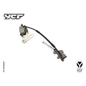 Kit freno posteriore completo singolo pistoncino L- 425 88L1720/F125L1920