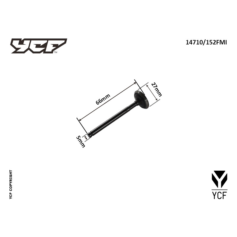 Valvola aspirazione 27mm | Valvola motore