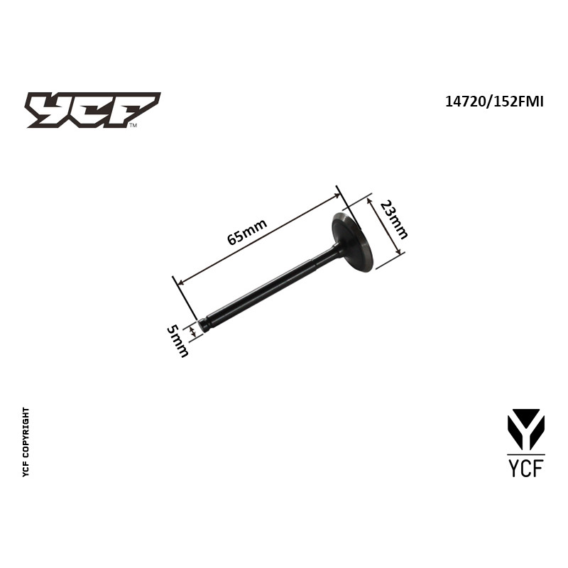 Valvola scarico 23mm | Valvola motore