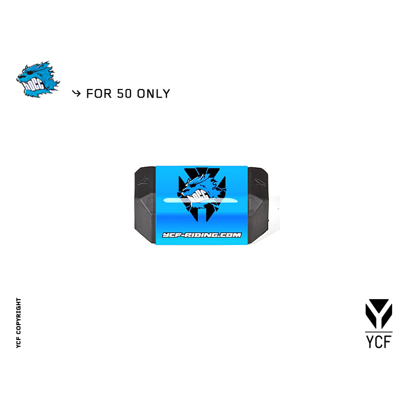 YCF Protezione manubrio L-126mm 50cc 2013 Blu | comandi manubrio e...