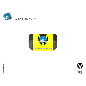 YCF Protezione manubrio L-126mm 50cc 2013 Giallo | comandi manubrio...