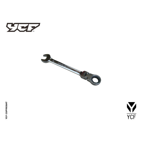 Chiave piatta a cricchetto 12