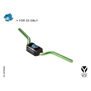 YCF50 manubrio in alluminio (con spugna nera e pvc) VERDE | comandi...