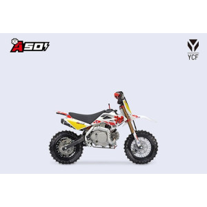 Pit Bike YCF 50A 2025 LIMITED WHITE