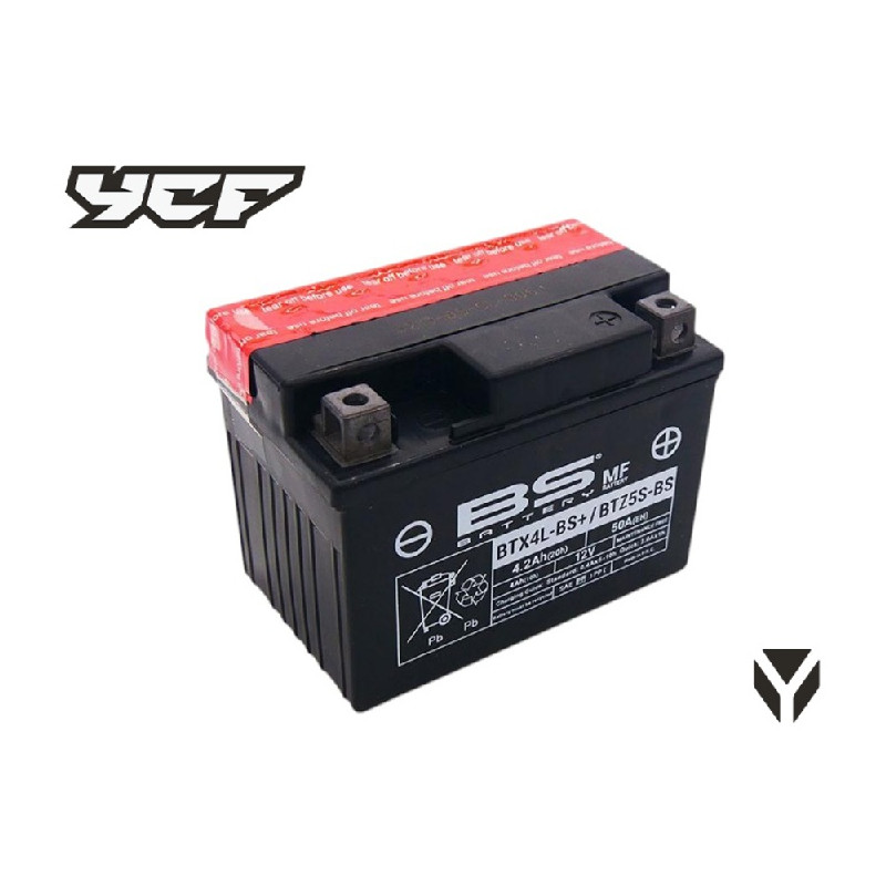 BATTERIA YTX4L-BS 6-ON | componente elettrico per minibike e pitbike