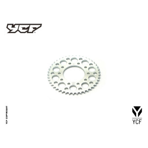 Corona in acciaio 2016, centraggio 75mm - interasse fori 92 mm, 5 fori di fissaggio - 41 DENTI