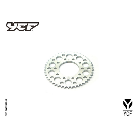 Corona in acciaio 2016, centraggio 75mm - interasse fori 92 mm, 5 fori di fissaggio - 41 DENTI