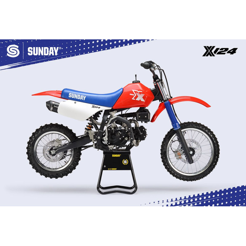 Pit Bike SUNDAY X 125 2026 ROSSA