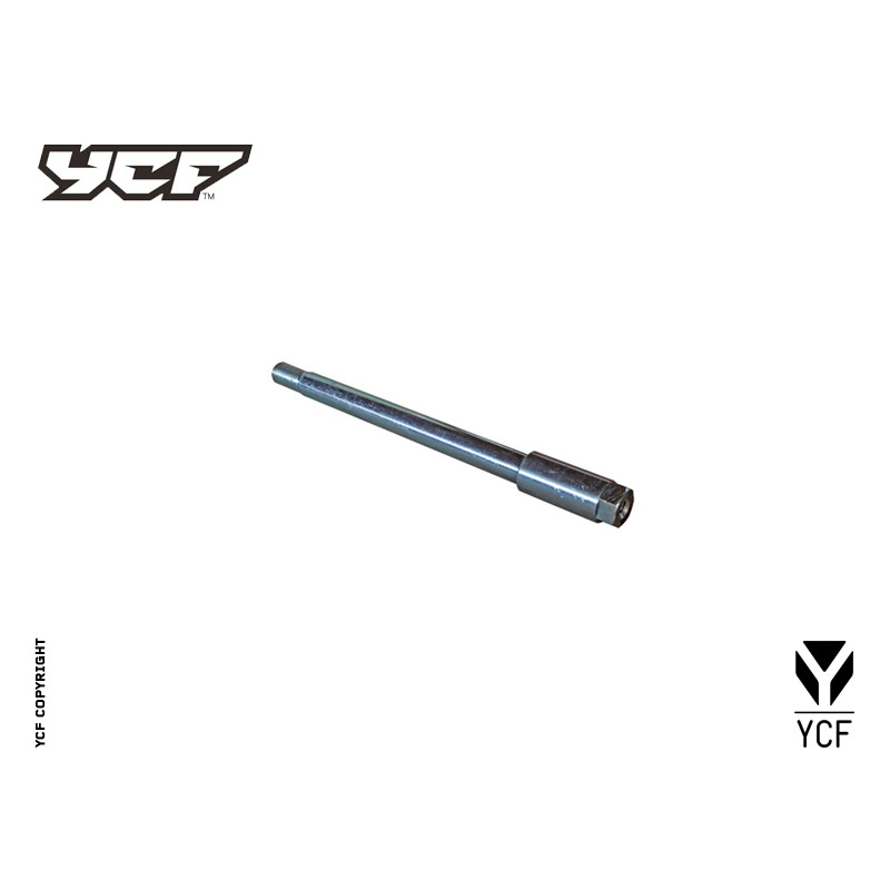 Perno ruota anteriore L-215 mm con forature per modelli Sm