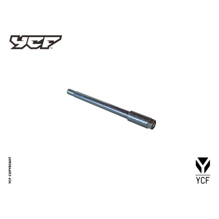 Perno ruota anteriore L-215 mm con forature per modelli Sm