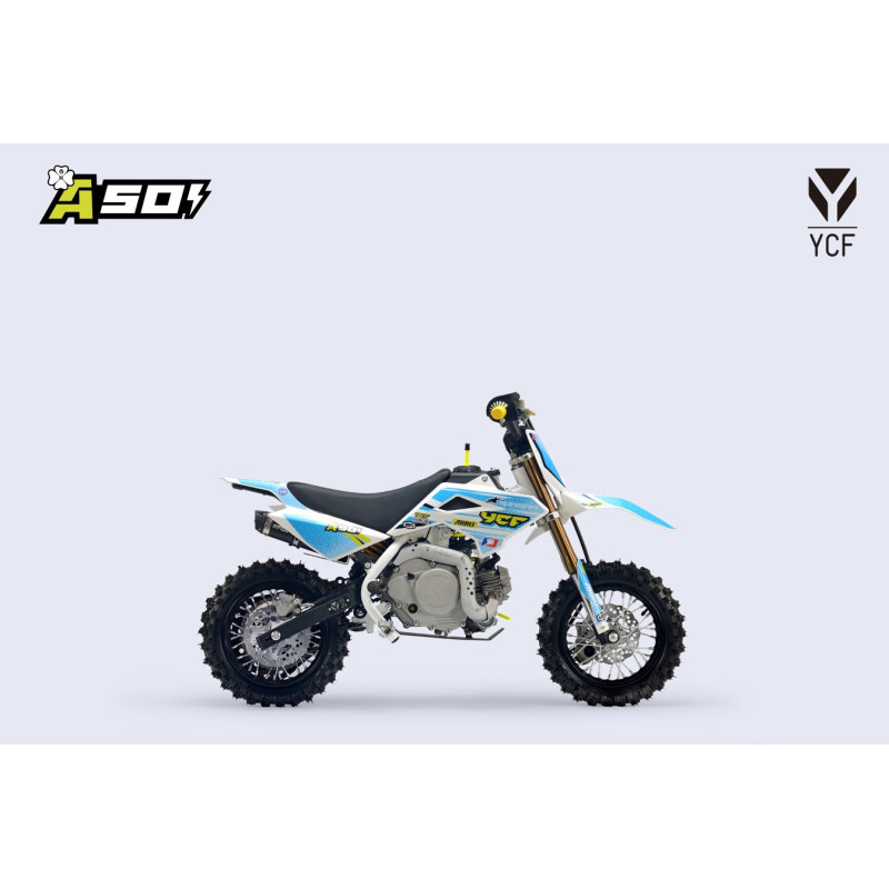 Pit Bike YCF 50A 2026 LIMITED WHITE