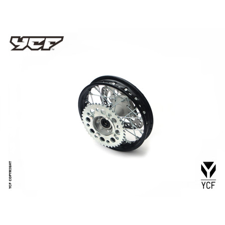 Ruota completa in acciaio posteriore 1.4×10' per LITE88 e START88SE